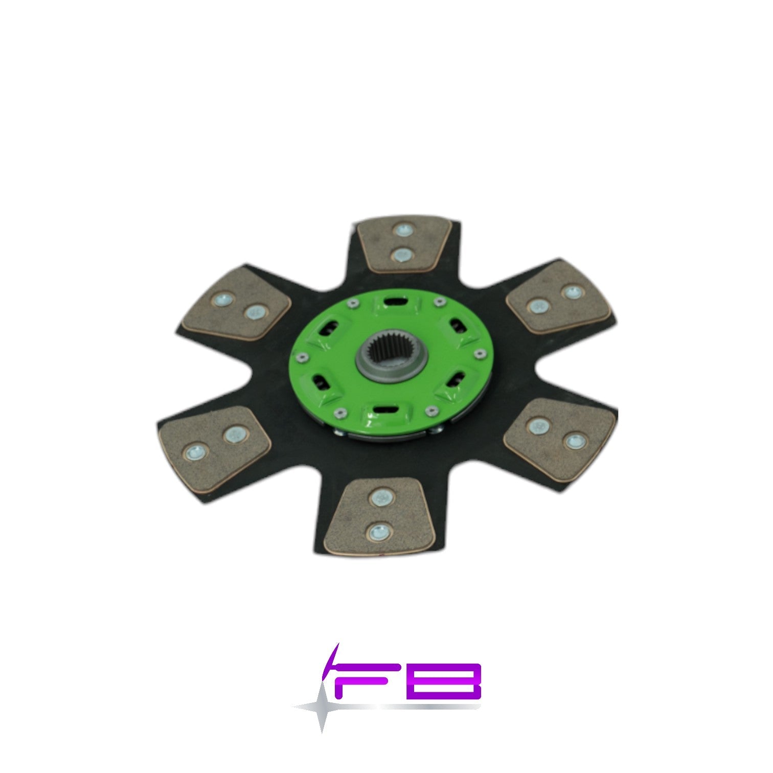12" GM 1.125" 26 Spline LS/SBC 6 Puck Ceramic Clutch Disk