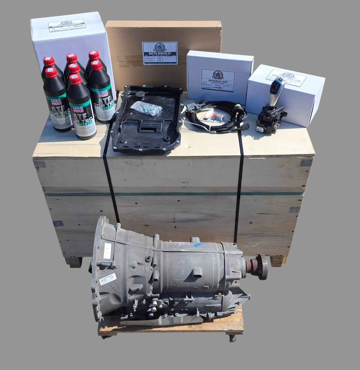 8HP70 Transmission Swap Spec Crate (basic kit)