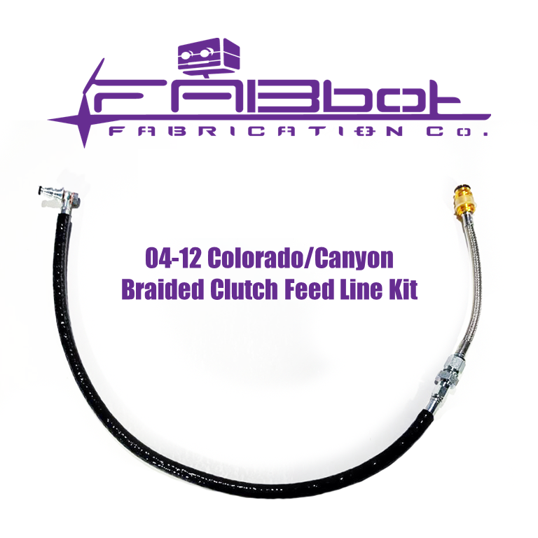 Fabbot 04-12 Colorado/Canyon Braided Hydraulic Clutch Feed Line Kit